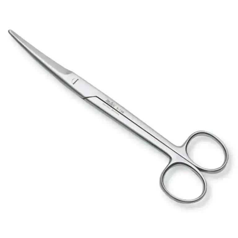 CHROME PLATED CURVED MAYO SCISSORS