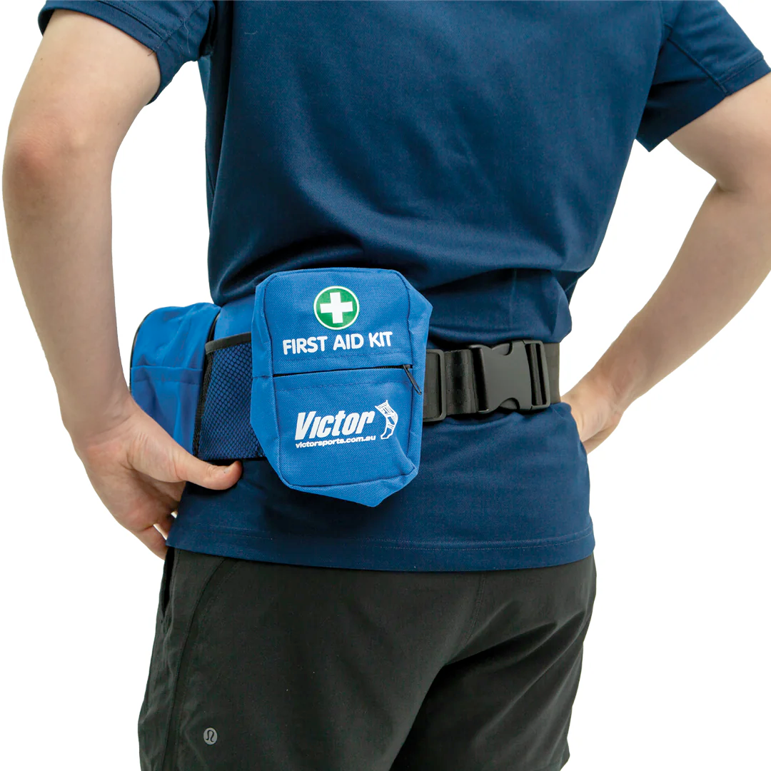 Victor First Aid Bum Bag worn on waist