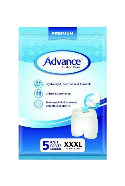 Advance® Fixation Pants breathable seamless,can be washed,circular knitted stretchable,Fixation Pants,issues,Lightweight,Male Guards,reusable,Shaped Pads,Small Shaped Pads,soft on sensitive skin