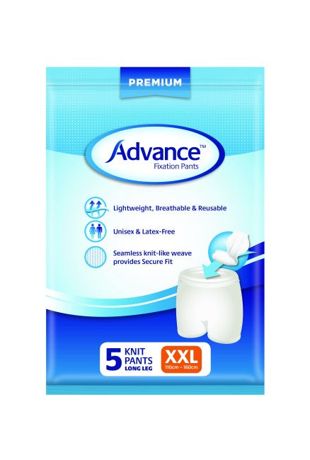 Advance® Fixation Pants breathable seamless,can be washed,circular knitted stretchable,Fixation Pants,issues,Lightweight,Male Guards,reusable,Shaped Pads,Small Shaped Pads,soft on sensitive skin