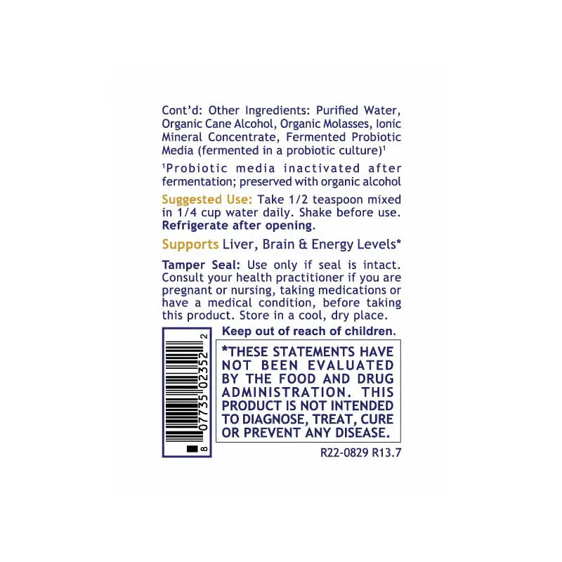 PRL Max B-ND Fermented Immune Support Vitamin C Capsules 2 Oz