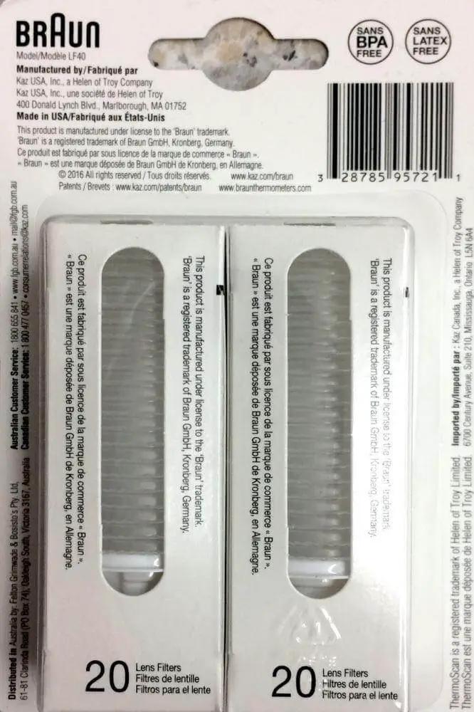 Braun Thermoscan Filters 40 accurate,Braun,children,fever,filter,health,issues,scan,thermometer,thermoscan