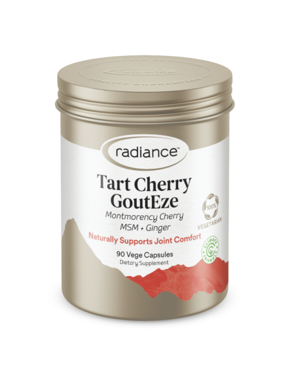 Radiance Tart Cherry GoutEze Capsules 90s issues,TART CHERRY GOUTEZE 90’S