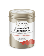 Radiance Magnesium Complex Plus Capsules 60s issues,MAGNESIUM COMPLEX PLUS 60’S