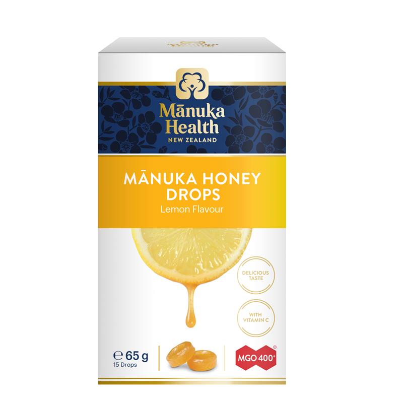 Manuka Health MGO 400+ Lemon Lozenges 15 pack