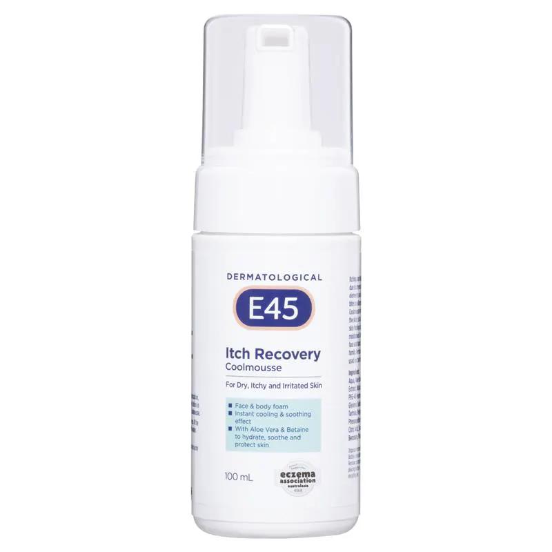 E45 Itch Recovery CoolMousse 100ml – Cooling Itch Relief Foam