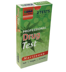SBM 2 Test Packs for THC detection test kits, detecting marijuana in urine, safe and accurate results.