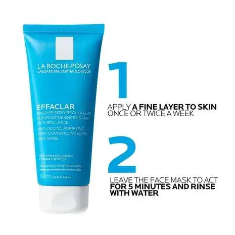 La Roche-Posay's Effaclar Anti-acne Purifying Clay Mask 100ml Acne-Prone,all skin tones,Anthelios Ultra Cream Xl Spf 50+ 50ml,Anthelios Ultra-light Invisible Fluid Tinted Spf50+ 50ml,Anthelios Uv Clear Sunscreen Spf 50,Anti-acne Purifying Clay Mask,Anti-a