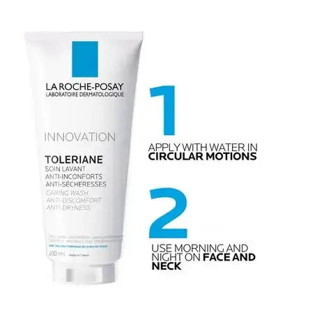 La Roche-Posay's Toleriane Caring Wash Hydrating Cleanser 200ml Acne-Prone,all skin tones,Anthelios Ultra Cream Xl Spf 50+ 50ml,Anthelios Ultra-light Invisible Fluid Tinted Spf50+ 50ml,Anthelios Uv Clear Sunscreen Spf 50,Caring Wash Hydrating Cleanser,Der