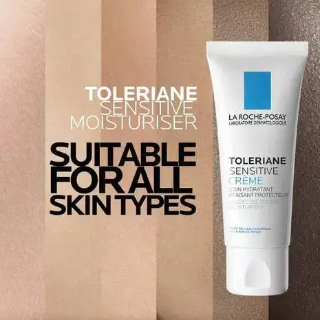 La Roche-Posay's Toleriane Sensitive Prebiotic Moisturiser 40ml Acne-Prone,all skin tones,Anthelios Ultra Cream Xl Spf 50+ 50ml,Anthelios Ultra-light Invisible Fluid Tinted Spf50+ 50ml,Anthelios Uv Clear Sunscreen Spf 50,Caring Wash Hydrating Cleanser,Der
