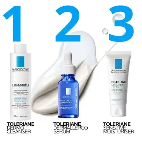 La Roche-Posay's Toleriane Sensitive Prebiotic Moisturiser 40ml Acne-Prone,all skin tones,Anthelios Ultra Cream Xl Spf 50+ 50ml,Anthelios Ultra-light Invisible Fluid Tinted Spf50+ 50ml,Anthelios Uv Clear Sunscreen Spf 50,Caring Wash Hydrating Cleanser,Der