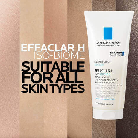 La Roche-Posay's Effaclar H Iso-biome Wash 200ml Acne-Prone,all skin tones,Anthelios Ultra Cream Xl Spf 50+ 50ml,Anthelios Ultra-light Invisible Fluid Tinted Spf50+ 50ml,Anthelios Uv Clear Sunscreen Spf 50,Anti-acne Purifying Clay Mask,Anti-acne Starter K