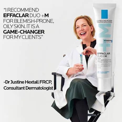 La Roche-Posay's Effaclar Duo+m: Anti-blemish Corrective Gel Moisturiser Acne-Prone,all skin tones,Anthelios Ultra Cream Xl Spf 50+ 50ml,Anthelios Ultra-light Invisible Fluid Tinted Spf50+ 50ml,Anthelios Uv Clear Sunscreen Spf 50,Anti-acne Starter Kit,Ant