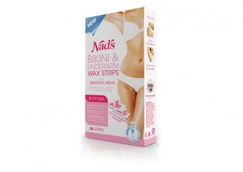 Nad's Bikini and Underarm Hair Removal Strips 24