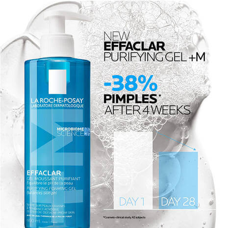 La Roche-Posay's Effaclar + M Purifying Foaming Gel Cleanser Acne-Prone,all skin tones,Anthelios Ultra Cream Xl Spf 50+ 50ml,Anthelios Ultra-light Invisible Fluid Tinted Spf50+ 50ml,Anthelios Uv Clear Sunscreen Spf 50,Anti-acne Starter Kit,Anti-redness,Ca
