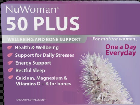 NuWoman 50 PLUS Wellbeing and Bone Support 30/60 capsules