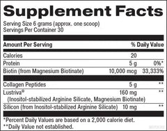 Designs For Beauty Beyond Brilliance Collagen Powder Supports Hair, Skin & Nails Dietary Supplement (180 g)