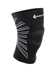 Mueller Omniforce Knee Support K-300 arthritic knee joints.,gel buttress,injured,issues,kneecap.,prevent slipping and bunching,Provide support to weak,unique knit fabric