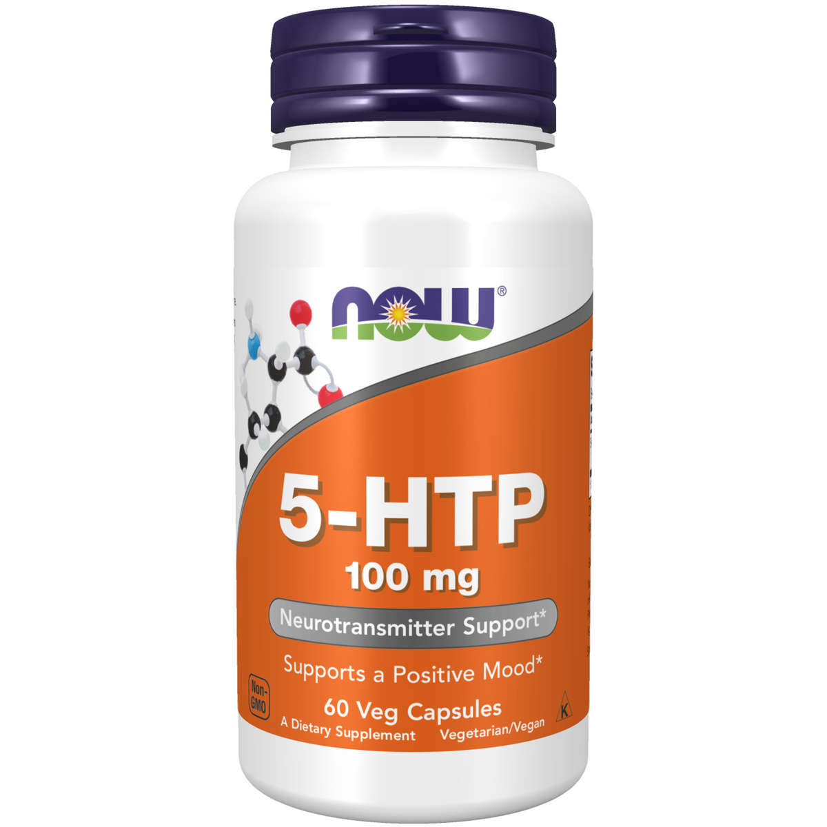 now 5-HTP 100mg 60 veg capsules