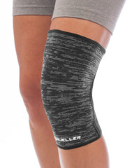 Mueller Hybrid Wraparound Knee Support arthritic knee joints.,breathable materials,Fits left or right knee.,Hybrid Wraparound Knee,injured knees,issues,reduce bunching,support to weak,ultra-lightweight