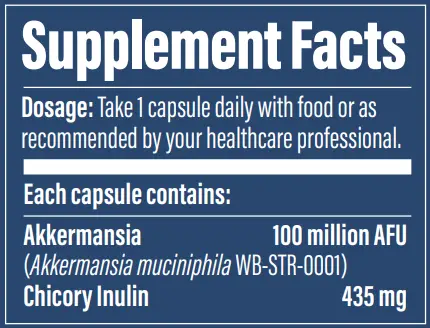 Pendulum Akkermansia For Gut Health And Barrier Support Dietary Supplement (30 Capsules)