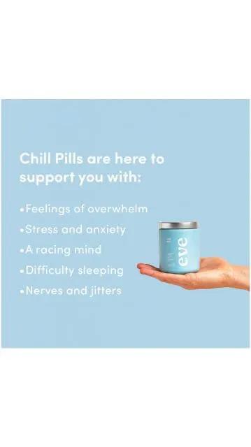 Eve Chill Pills Advanced liver support,ageing,Andropausal men,anti-angiogenic and neuroprotective functions,anti-inflammatory,anti-stress herbal tea,antioxidant,antioxidant Digestion gallbladder liver function,antioxidant defences,Antioxidants Bone & Join