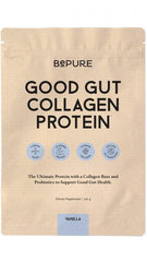 BePure Good Gut Collagen Protein Vanilla Refill Bone and joint health,collagen,collagen formula,collagen powder,Collagen Protein,Collagen Protein Chocolate,collagen repair,collagen sachets,collagen support,Digestion and bloating,Exercise performance,Good