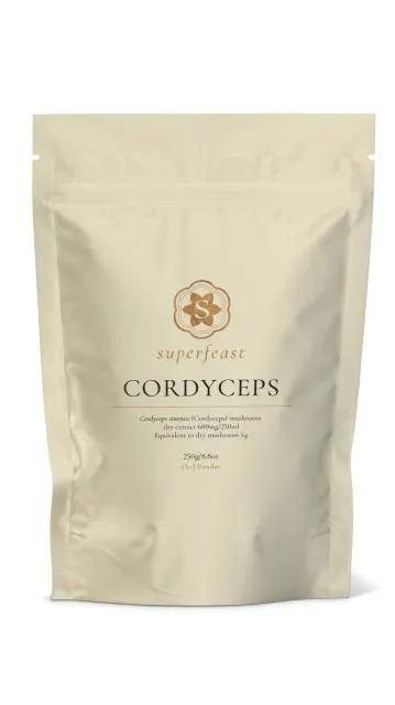 SuperFeast Cordyceps Supports Daily Wellness and Vitality Mushroom Supplement (250g)