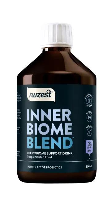Nuzest Inner Biome Blend Supports Gut Health And Digestion With Organic Probiotics Drink