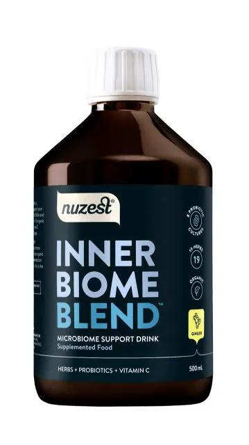 Nuzest Inner Biome Blend Supports Gut Health And Digestion With Organic Probiotics Drink