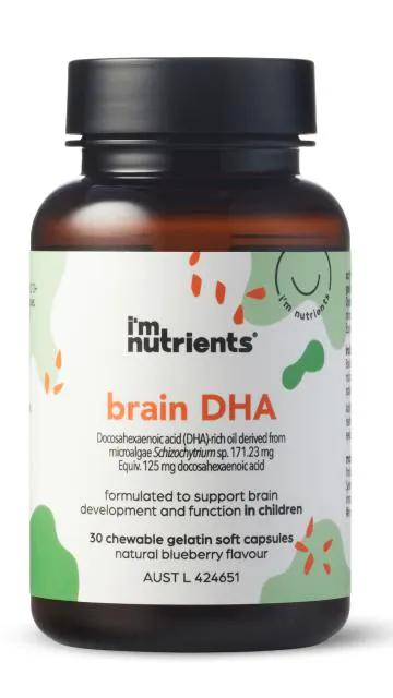 I'm Nutrients Brain DHA, 30 Capsules