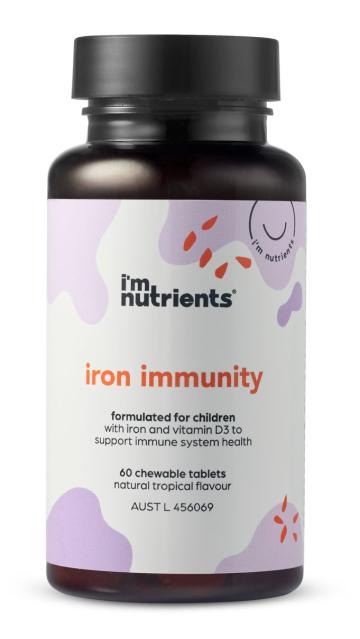 I'm Nutrients Iron Immunity, 60 Tablets