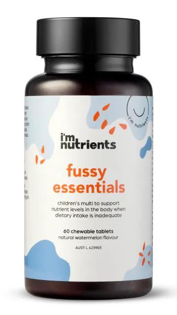 I'm Nutrients Fussy Essentials Multivitamin, 60 Tablets