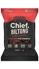 Chief Nutrition Biltong High Protein Beef Snack For Fitness