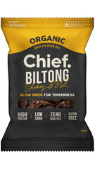 Chief Nutrition Biltong Smokey BBQ High-Protein Beef Snack (90g)