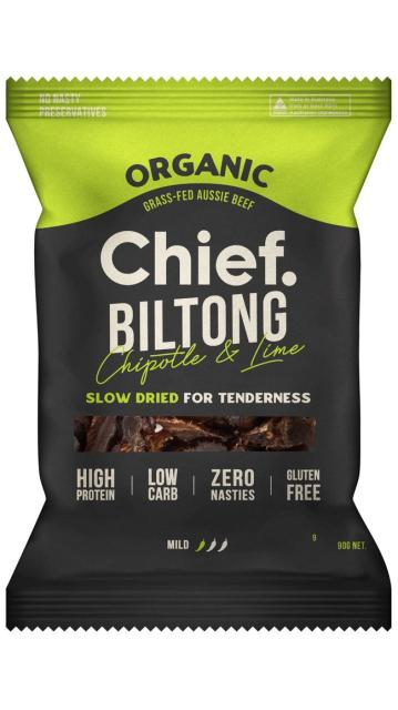 Chief Nutrition Biltong High Protein Snack Beef 90g