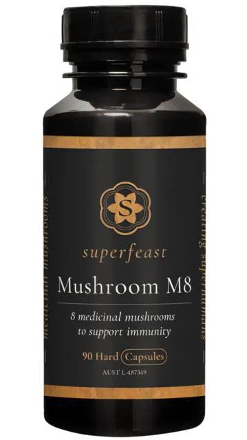 SuperFeast Mushroom M8 Potent Immune Support Capsules 90
