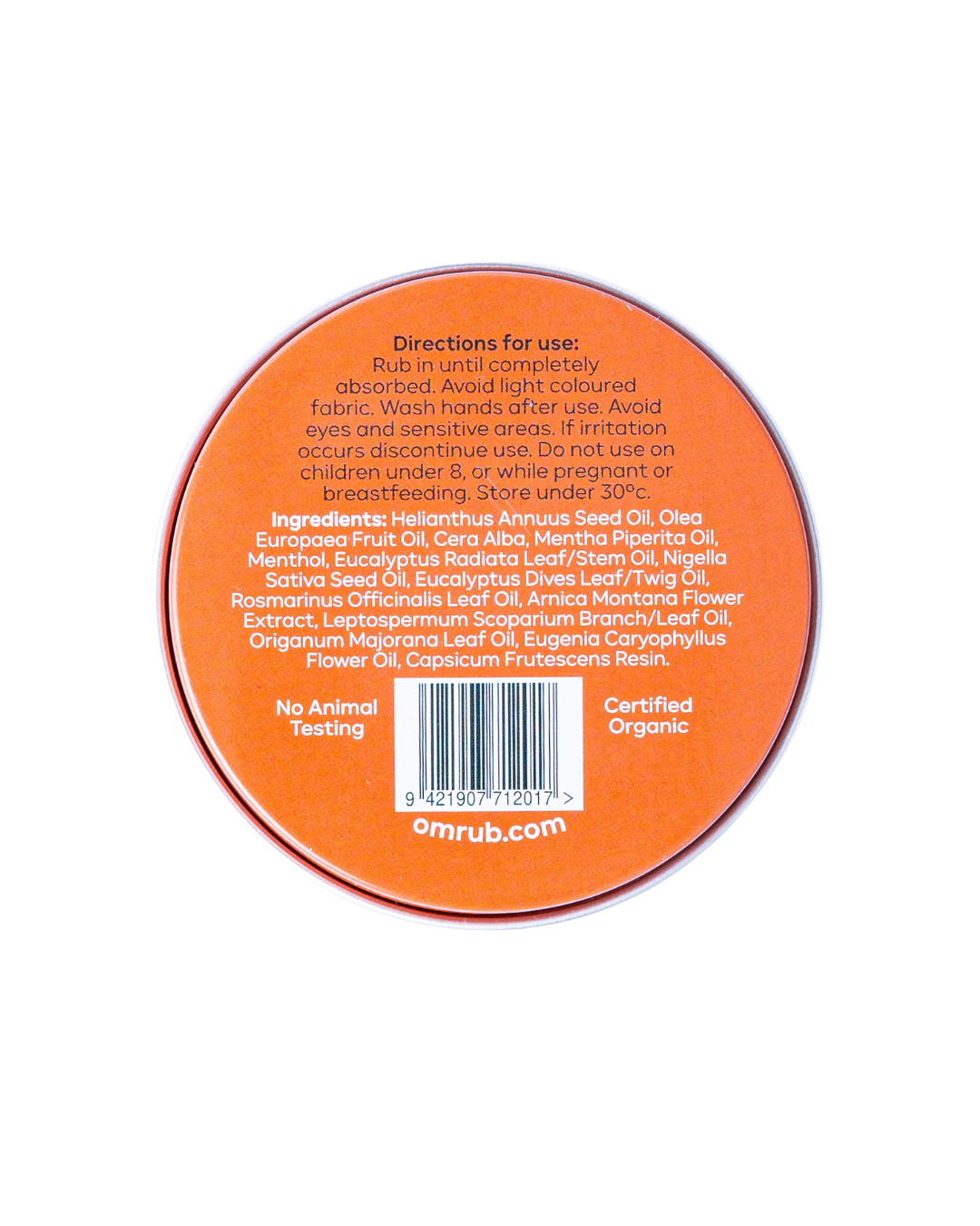 Omrub Organic Muscle Rub | Fast, Natural Relief for Sore Muscles and Joints, Non-Greasy | Muscle Rub 24 g