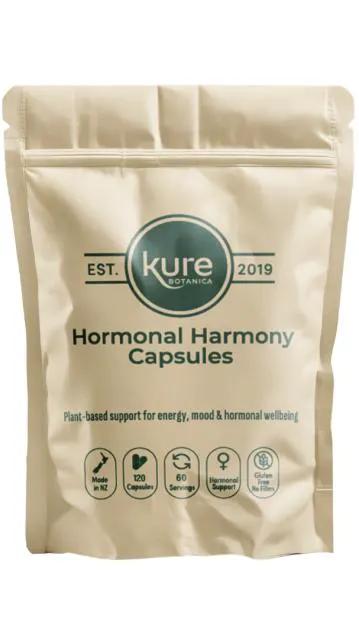 Kure Hormone Harmony Refill Pouch 120 Capsules Supports Energy and Hormonal Wellbeing