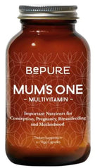 BePure Mum's One Pregnancy Multi Supports Pregnancy And Breastfeeding Dietary Supplement 90 Veggie Capsules
