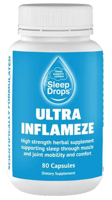 Sleep Drops Ultra Inflameze Joint Support Herbal Supplement For Joint Mobility And Sleep Comfort 80 Capsules