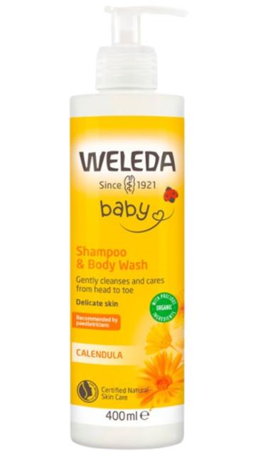 Weleda Calendula Baby Shampoo & Body Wash 400ml