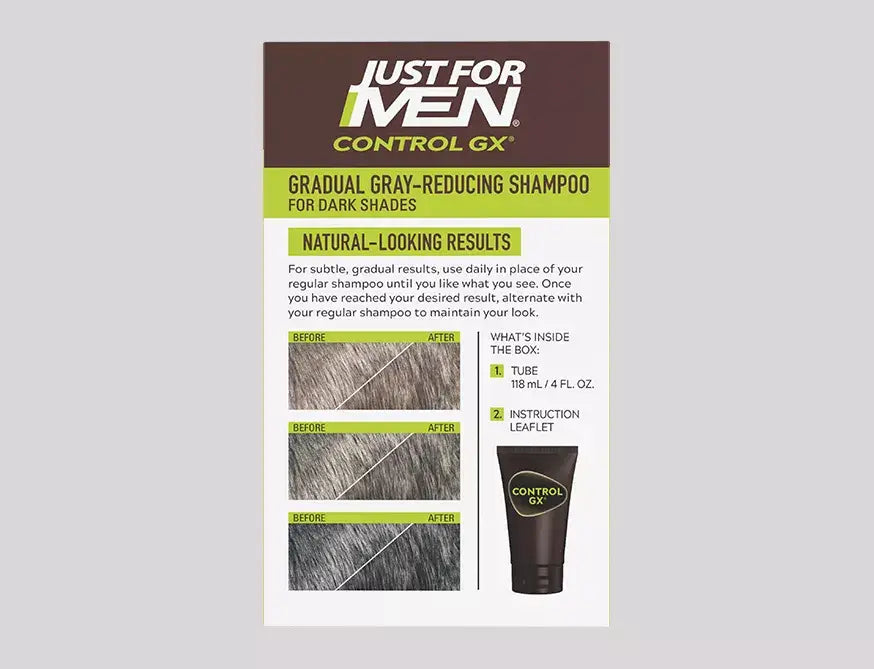 Control GX Grey Reducing 2 in 1 Shampoo and Conditioner 118ml Grey Reducing,Grey Reducing Shampoo,hair care,Hair Shampoo,Hydrating Shampoo,issues,natural shampoo,shampoo,Shampoo and Conditioner
