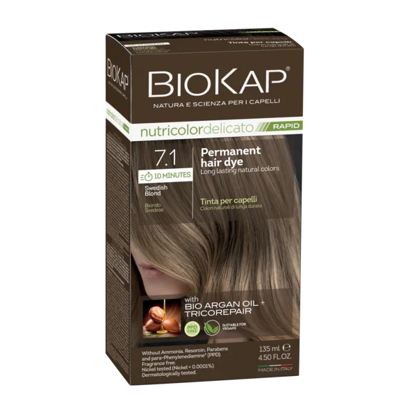 BioKap Delicato Rapid 7.1 Swedish Blond Hair Dye 135ml