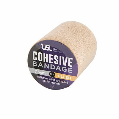 USL Sport Cohesive Bandage Wrapped Bandage Wrapped,Bangage conform to body when moving,Cohesive Bandage Wrapped,Easy to unwind Bandage,Flexible and stretchy Bandage,issues,No stick formula bandage,Wrapped Bandage