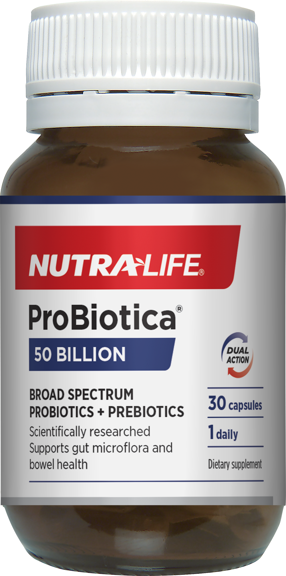 Nutralife ProBiotica 50 Billion - 30 Capsules for Gut Health 50 Billion Probiotics,Digestive Wellness,Gut Health Capsules,Nutralife ProBiotica,optimized