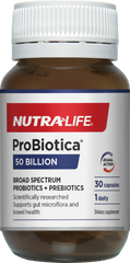 Nutralife ProBiotica 50 Billion - 30 Capsules for Gut Health 50 Billion Probiotics,Digestive Wellness,Gut Health Capsules,Nutralife ProBiotica,optimized