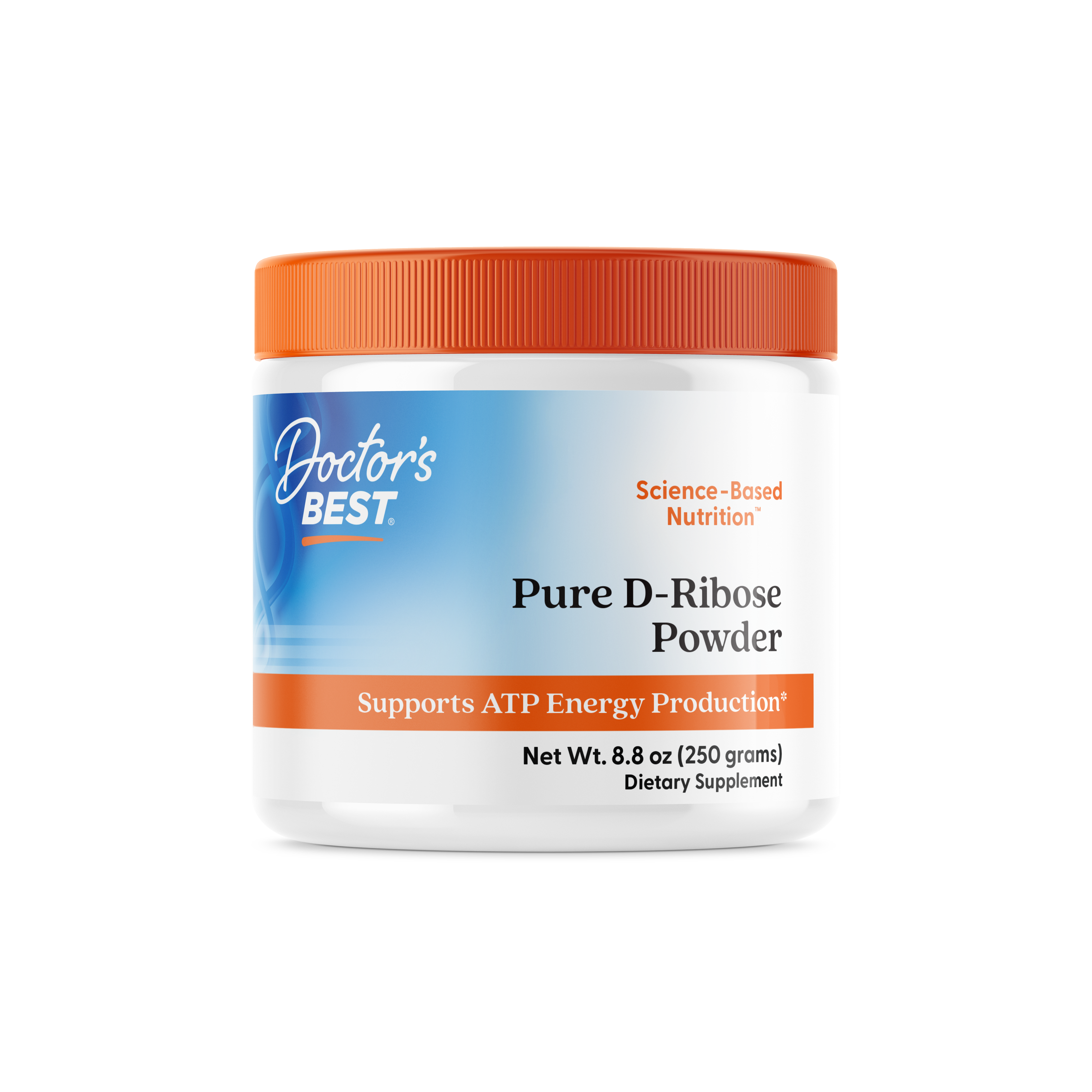 Doctor's Best Pure D-Ribose Powder with BioEnergy Ribose 250g