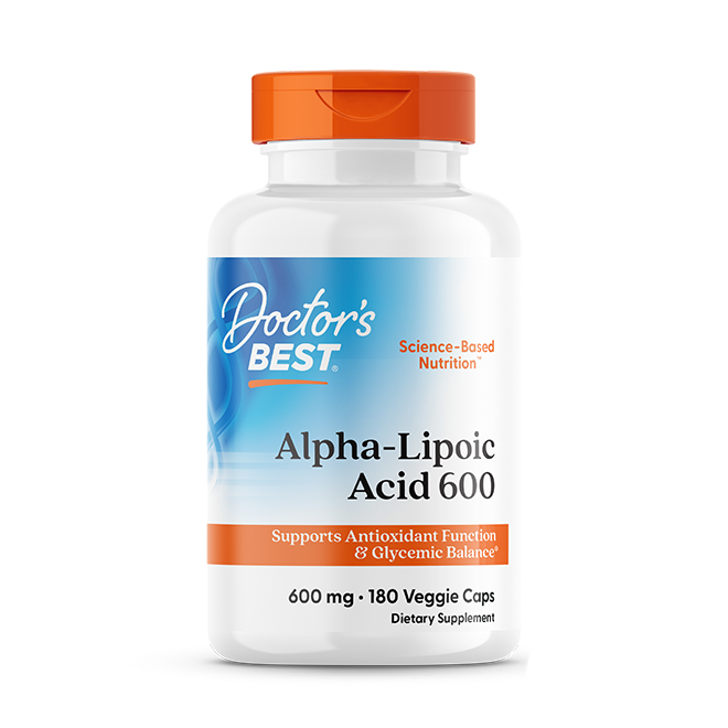 Doctor's Best Alpha-Lipoic Acid 600mg 60 Veggie Caps