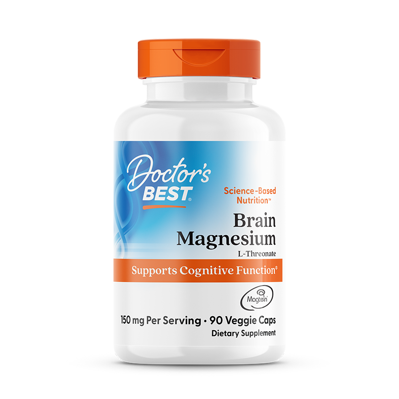 Doctor's Best Brain Magnesium with Magtein 90 Veggie Caps